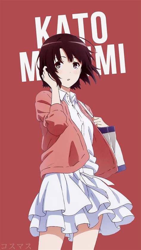 Kato Megumi V3 | Anime gadis cantik, Manga anime, Anime kawaii