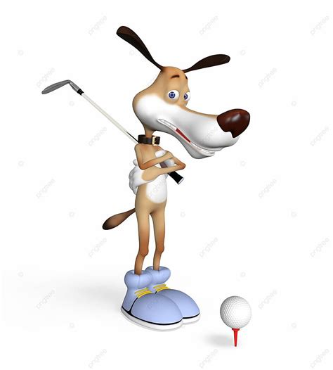 Dog Playing Golf White Championship Golf Photo Background And Picture ...