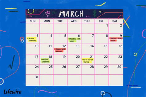 Free Virtual Calendar Planner | Calendar Printables Free Templates