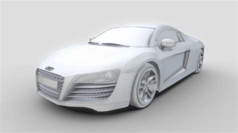 Audi R8 - 3D model by accromez [ff383bf] - Sketchfab