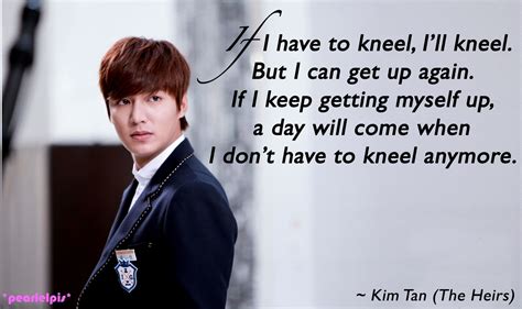 The Heirs / Inheritors quotes | Lee Min Ho as Kim Tan Heirs Korean ...