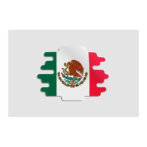 Mexico Flag Style 34 Sticker - DecalsHouse