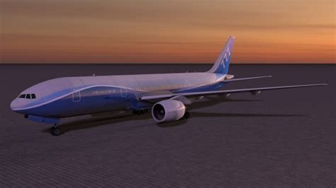 Boeing 777 3D Model - 3DHunt.co