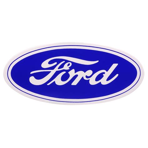 Sticker - Ford Oval Script - 9 1/2" for All Ford Cars, Trucks, Broncos ...