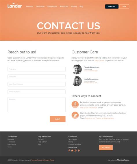 Contact Us - Page Design | Contact us page design, Page design, Website ...