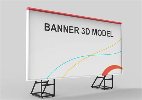 banner 3D model 3D model | CGTrader