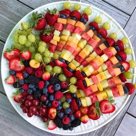 How to Make Rainbow Fruit Kebabs – healthyGFfamily.com