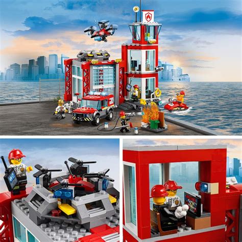 Lego 60215 City - Fire Station Building - Original/lacrado! - R$ 1.495 ...