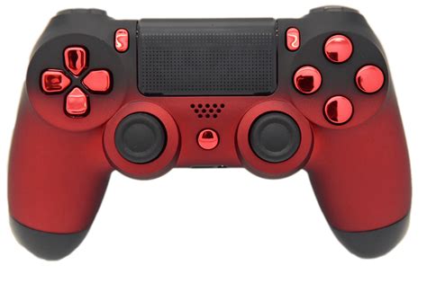 Red & Black Fade "Soft Touch" Custom PS4 Controller - Walmart.com ...