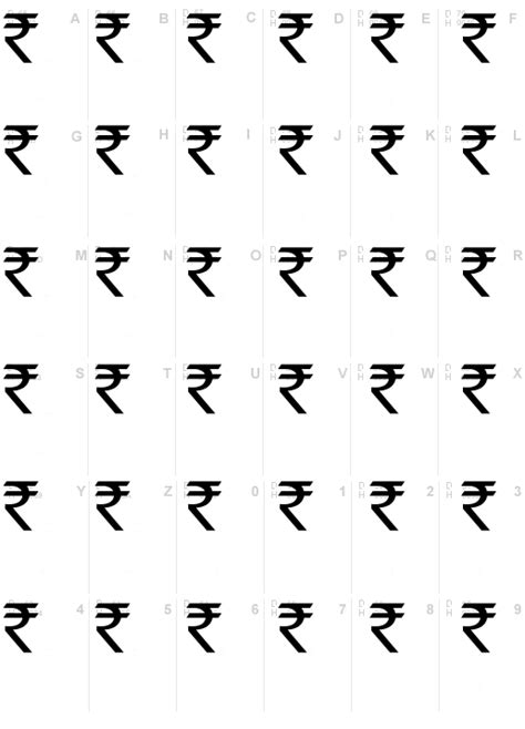 Indian Rupee Font Font, Download Indian Rupee Font .ttf truetype or ...