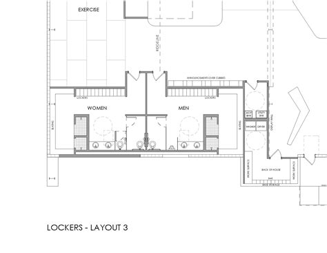 Locker Room Floor Plans