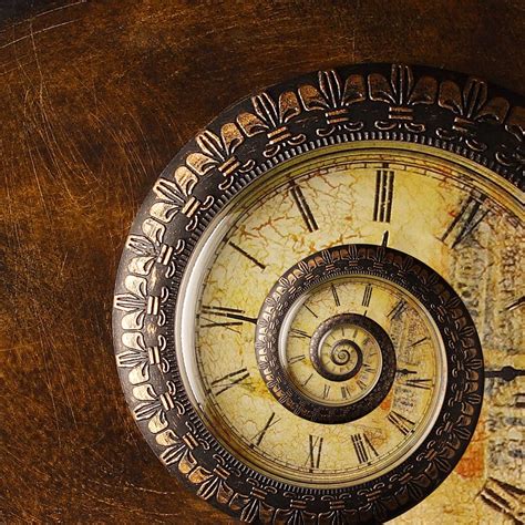 Antique Time Spiral | Clock, Antique clocks, Old clocks