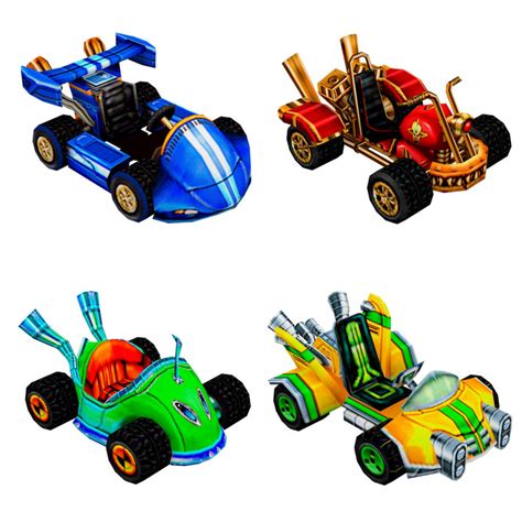 Crash Nitro Kart's vehicles by a11395rusteze on DeviantArt