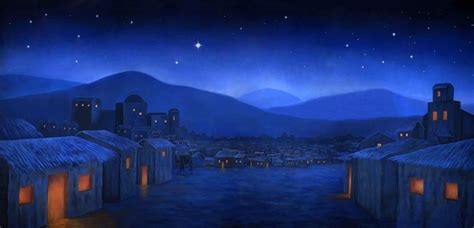 Bethlehem Night Professional Scenic Backdrop | Christmas nativity scene ...