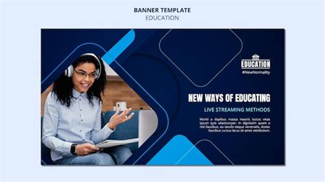 Free PSD | Education banner template