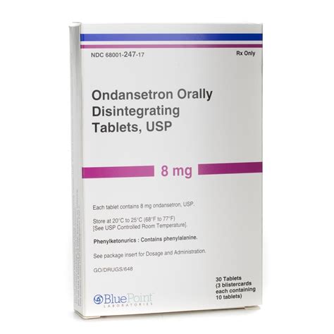 Ondansetron ODT, 8mg Unit-Dose Tablets, 30/Box | McGuff