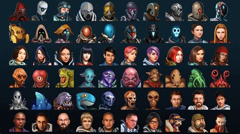 SciFi Characters Icons in Textures - UE Marketplace