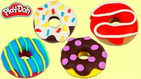 How to Make Yummy Play Doh Donuts | Fun & Easy DIY Play Dough Art ...