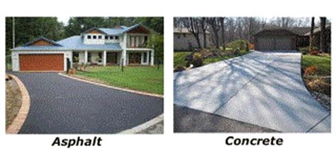 Difference Between Concrete Driveway and Asphalt Driveway