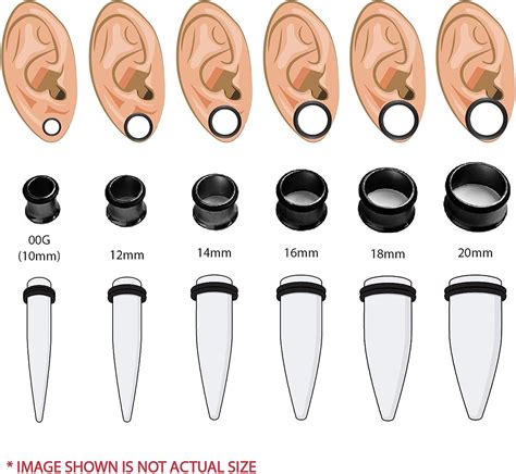 Aggregate 84+ earring gauge sizes latest - 3tdesign.edu.vn