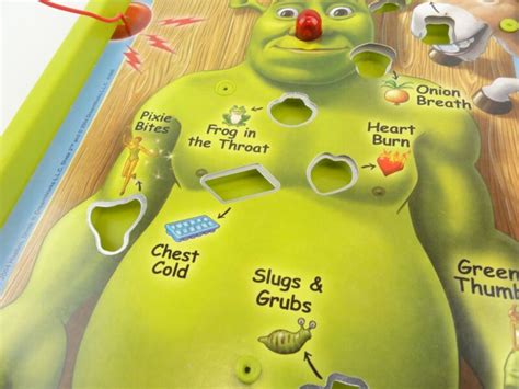 Operation Shrek 2004 Milton Bradley Replacement Game Board Patient ...