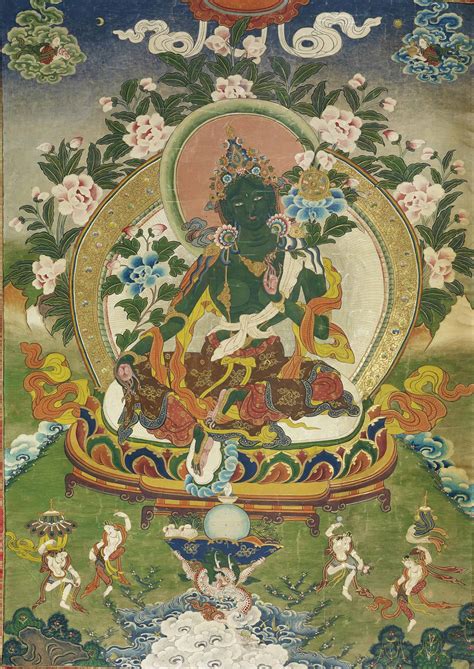 THANGKA DEPICTING SYAMATARA , TIBET, XIXEME SIECLE | Christie's