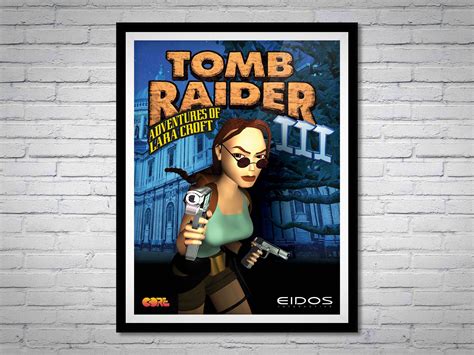 Classic Tomb Raider Box Art Poster Remaster | Etsy