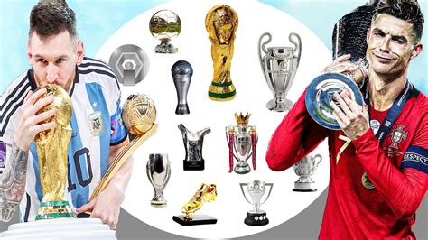 Messi Vs Cristiano Ronaldo Trophies 2022