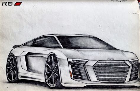 Audi R8 sketch | Desenhos aleatórios, Desenhos, Velozes e furiosos