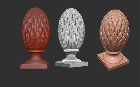 pigna oggettistica bomboniera pine cone 3D model | CGTrader