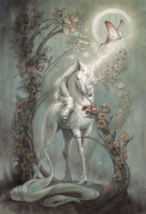 Pin by lilith malin on paint | Unicorn art, Fantasy creatures, Mythical ...