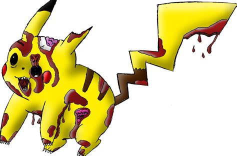 Pikachu zombie by XCaymX on DeviantArt