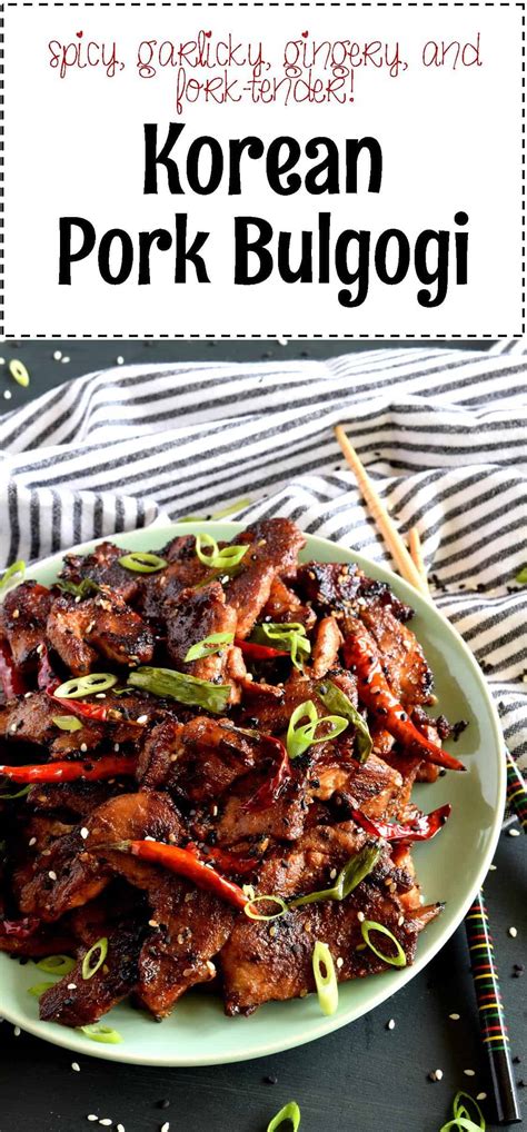 Korean Pork Bulgogi - Lord Byron's Kitchen