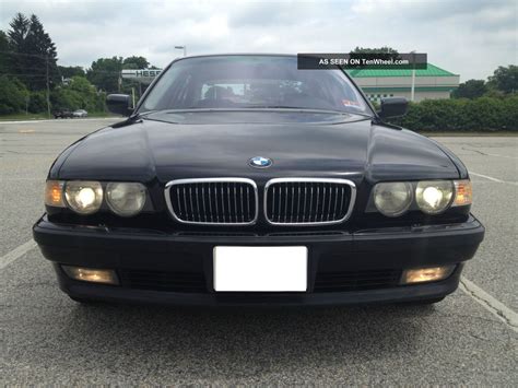 1999 Bmw 740il Black On Black