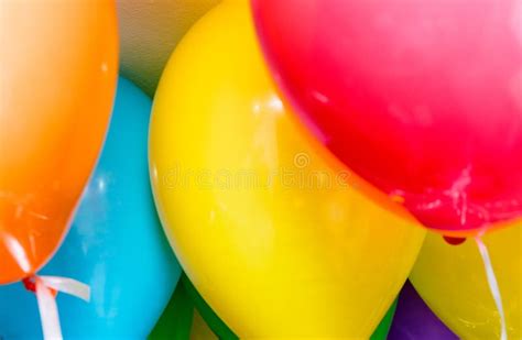 Colourful Balloons in a Party Stock Image - Image of colorful, festival ...