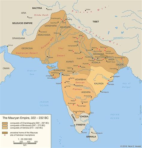 The Mauryan Empire, 322 - 232 BC by Undevicesimus on DeviantArt ...