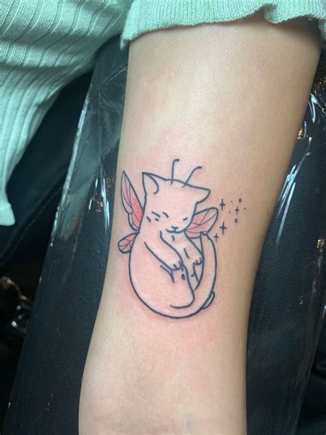 Fairy kitten Tattoo | Artsy tattoos, Kitten tattoo, Cute animal tattoos