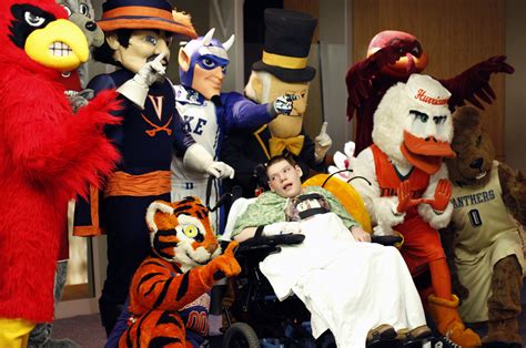 ACC Mascots Visit Patients at Brenner Children's Hospital