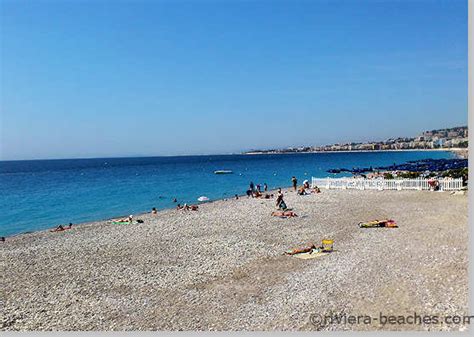 Beaches in Nice, France