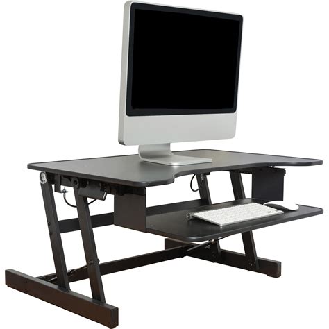 Lorell, LLR81974, Adjustable Desk/Monitor Riser, 1 Each, Black ...