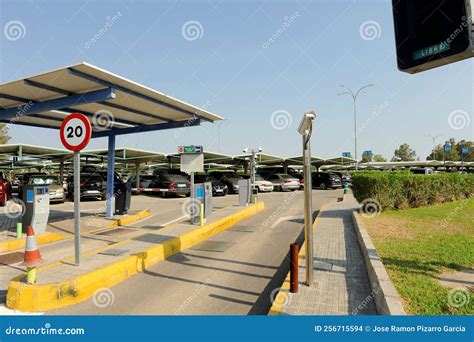 Entrance To the Car Parking of the Terminal of the Airport of Jerez De ...