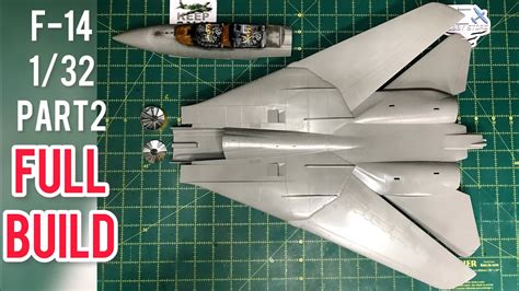 F 14 TOMCAT - 1/32 FULL BUILD - scalemodel - plasticmodel - aircraft ...