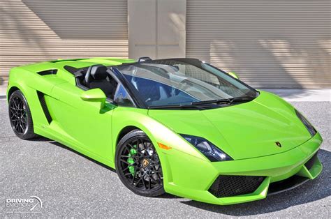 Lime Green Lamborghini Gallardo Spyder