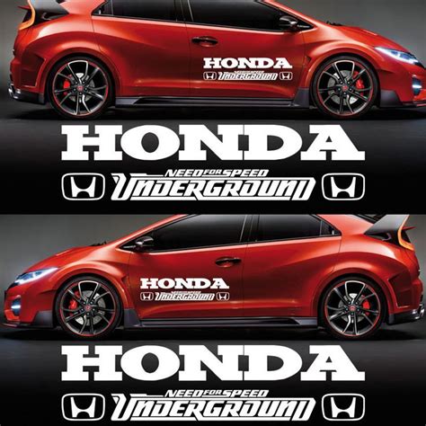 (1) JDM Car Decals Graphics Racing Emblem NEED FOR SPEED #4114 | Honda ...