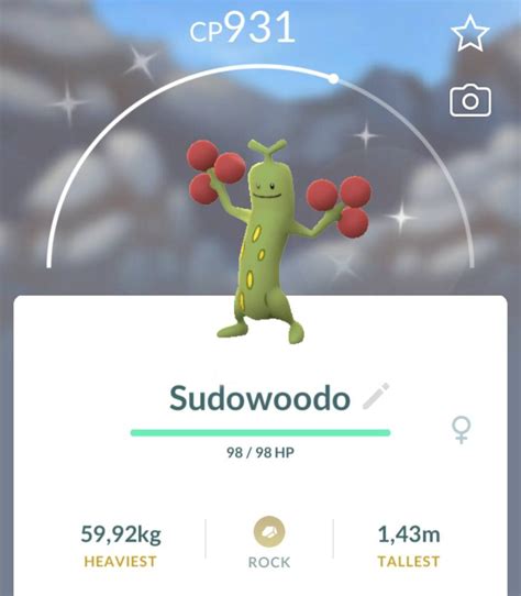 Pokemon Go Shiny Sudowoodo Pokemon Go Trade read - Etsy