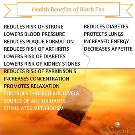 Infographic: Health Benefits of Black Tea | ecoNugenics Blog