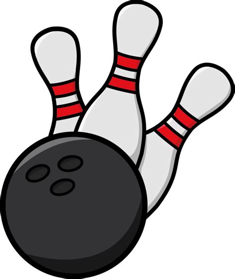 Bowling clipart image clip art 4 bowling pins – Clipartix