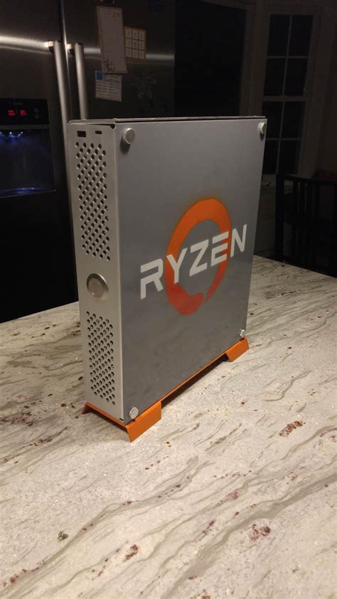 Update: Custom Ryzen mITX case - Prototype 2 : r/Amd