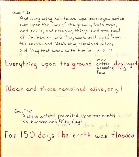 Teaching 1-3: Noah's Flood/Timeline/Conclusion - Done Picking Cotton