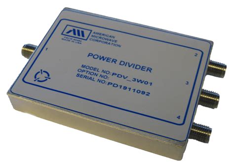 Power Divider Press Release - American Microwave Corporation